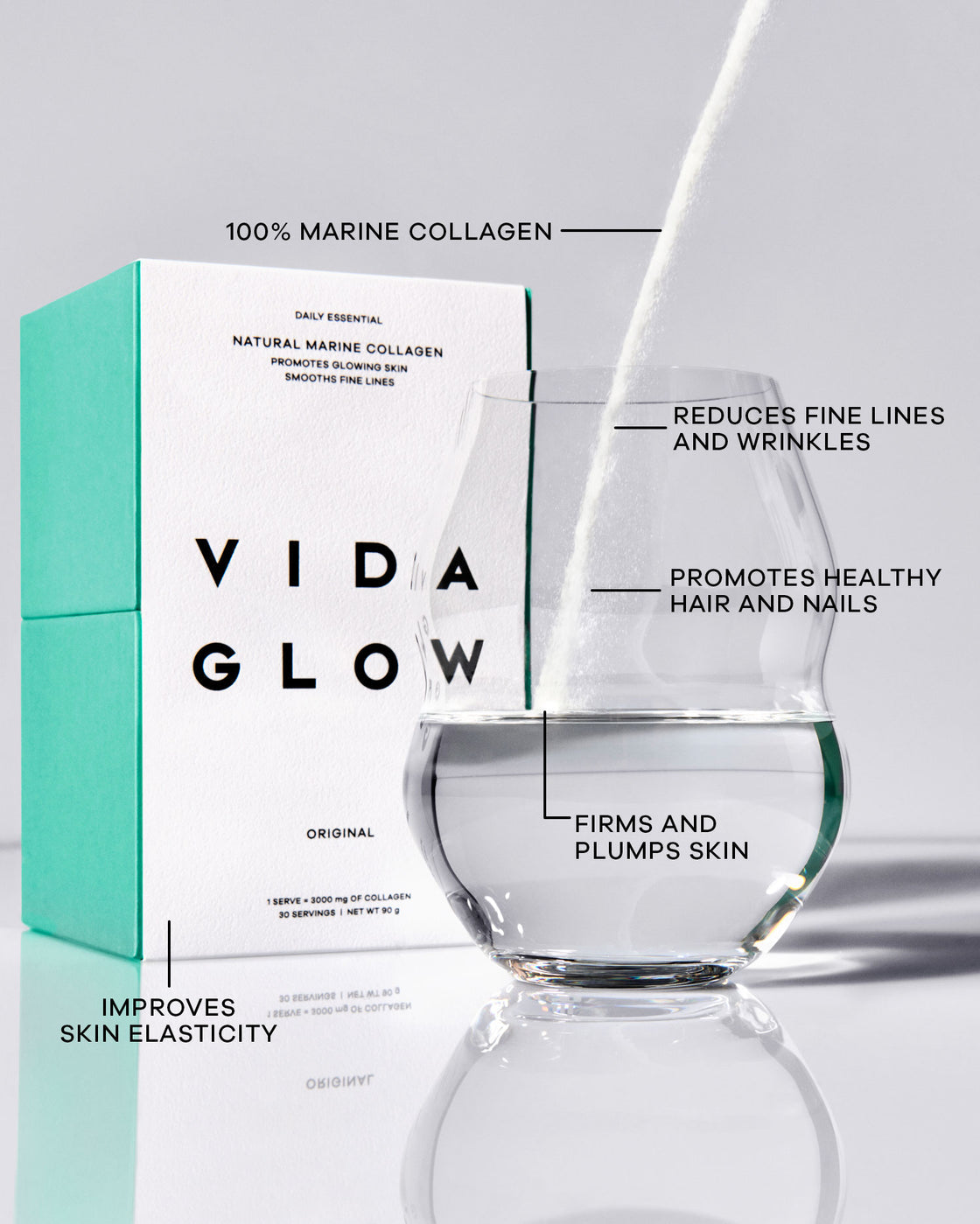 Vida Glow - Natural Marine Collagen Bulk | 90g